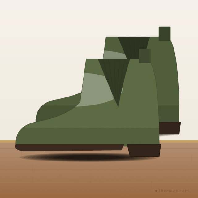 Suede Chelsea — Olive