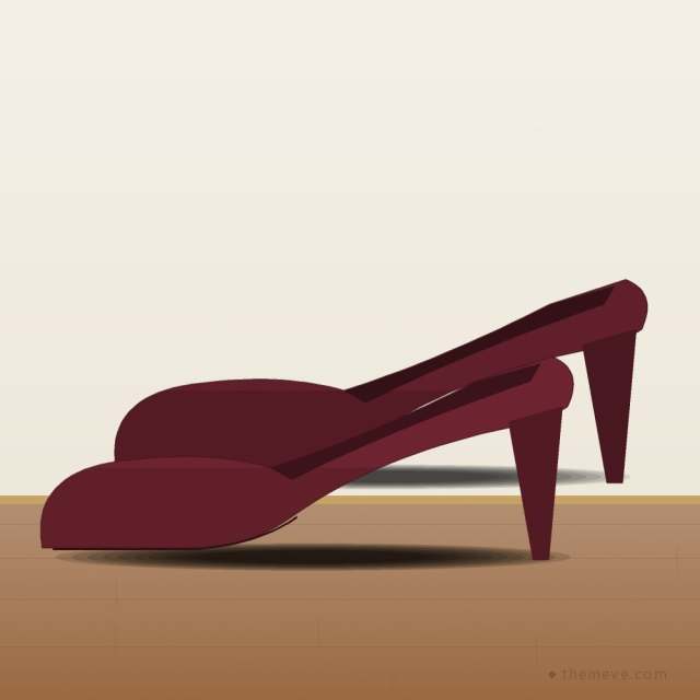 Leather Pump — Oxblood